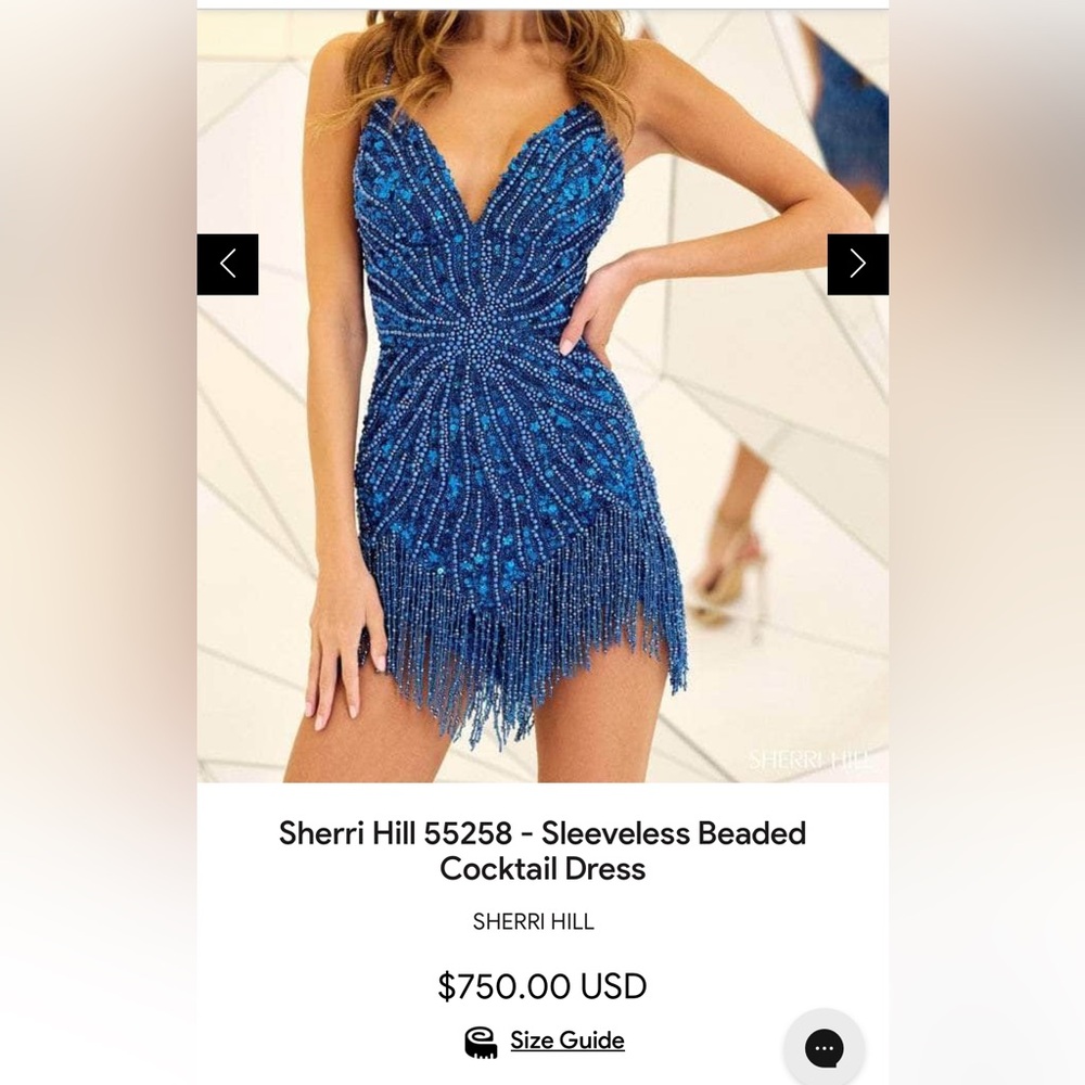 Sherri Hill homecoming dress 55258 , size 00